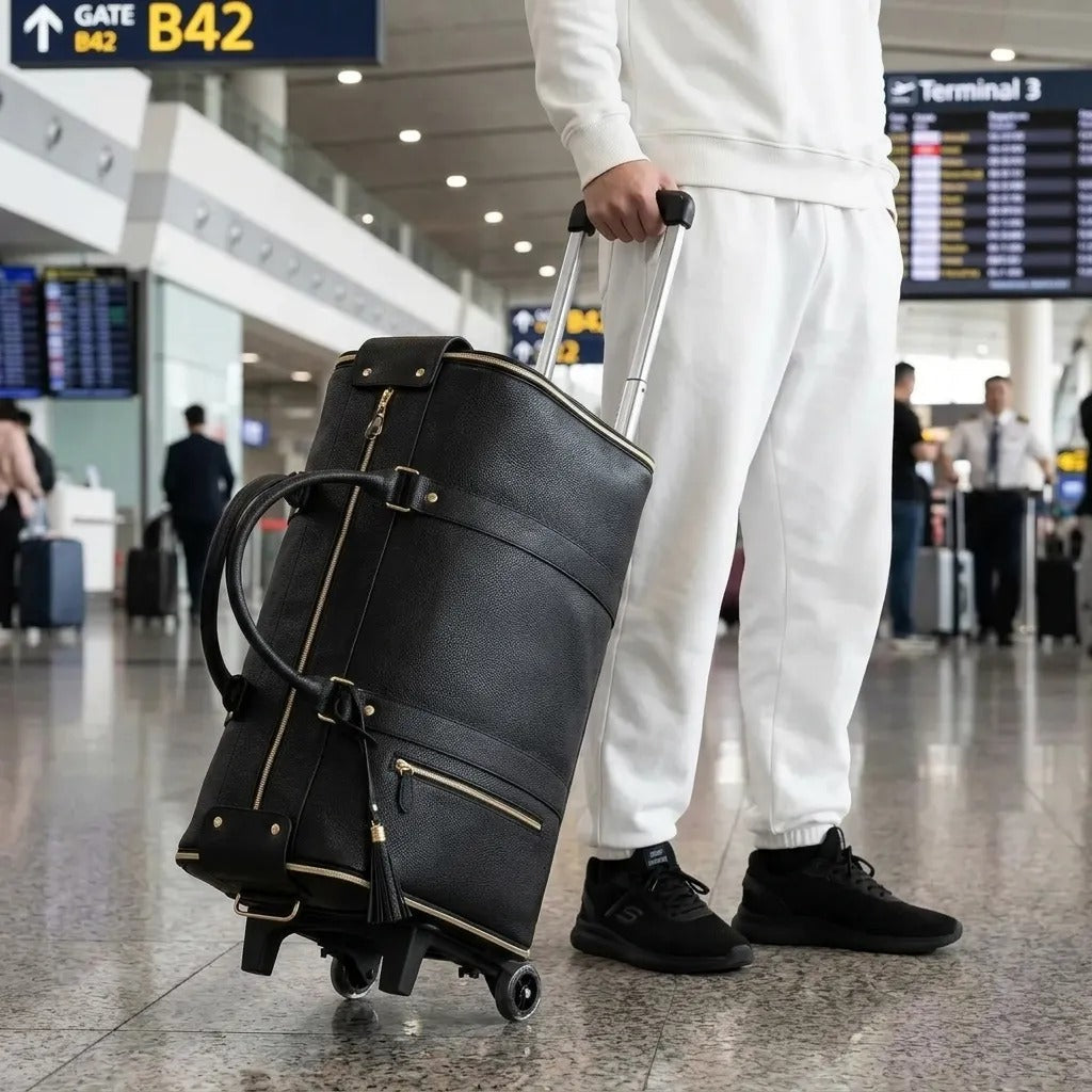 Sac de voyage roulettes Noir — NuxeBag