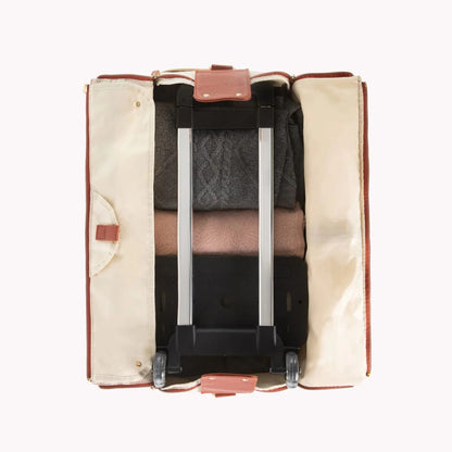 Sac de voyage roulettes Écru — NuxeBag